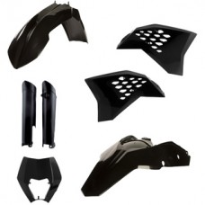 Acerbis KTM EXC/EXC-F 08-11 Black Plastics Kit 