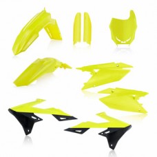 Acerbis Suzuki RMZ450 18-23 RMZ250 19-23 Fluro Yellow / Black Plastic Kit 