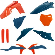 Acerbis KTM SX/SXF 19-22 Orange/Blue Plastics Kit 