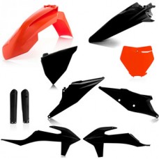 Acerbis KTM SX/SXF 125-450 19-22 Orange Black Plastics Kit 