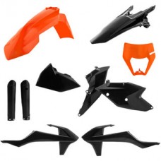 Acerbis KTM EXC/EXC-F 17-19 Orange/Black Plastics Kit 