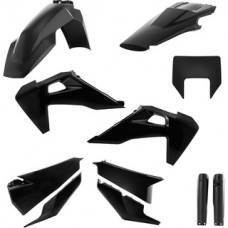 Acerbis Husqvarna TE/FE 20-21 Black Plastics Kit 