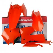 Polisport KTMEXC/F125-525 05-07 Orange Plastics Kit 