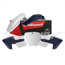 Polisport Husqvarna FC250-450 16-18 TC125-250 16-18 White/Blue Plastics Kit 