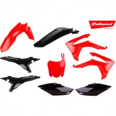 Polisport Honda CRF250R 14-17 CRF450R 13-16 Red/Black Plastics Kit 