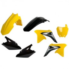 Polisport Suzuki RMZ250 10-18 Yellow/Black Plastics Kit 