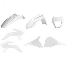 Polisport KTM EXC/EXC-F 14-16 White MX Restyle Plastics Kit 