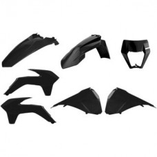 Polisport KTM EXC/EXC-F 14-16 Black MX Restyle Plastics Kit 