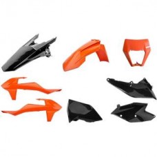 Polisport KTM EXC/EXC-F 17-19 Orange Enduro Plastics Kit 