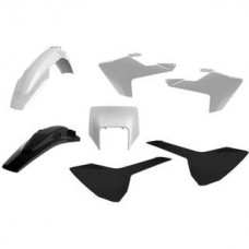 Polisport Husqvarna TE/FE 17-19 White/Black Enduro Plastics Kit 