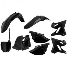 Polisport Yamaha YZ125-250 02-20 Black Restyle Plastics Kit 