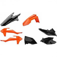 Polisport KTM 125-450SX/SX-F 19-22 Orange/Black Plastics Kit 