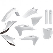 Polisport Gas Gas EC/MCF125-450 21-23 White Plastics Kit 