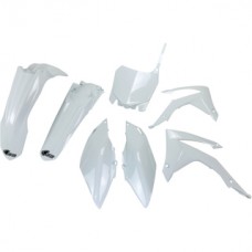 UFO Honda CRF250R 14-17 CRF450R 13-16 White Plastics Kit 