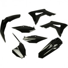 UFO Honda CRF450R 17-20 CRF250R 18-21 Black Plastics Kit 