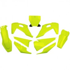 UFO Husqvarna TC/FC 19-21 Fluro Yellow Plastics Kit 