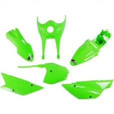 UFO Kawasaki KLX110 10-23 Green Plastics Kit 