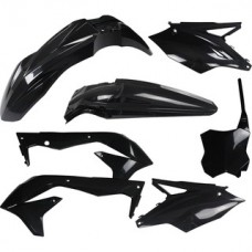 UFO Kawasaki KX450F 16-17 Black Plastics Kit 