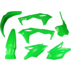 UFO Kawasaki KX250F 2017  Fluro Green Plastics Kit 