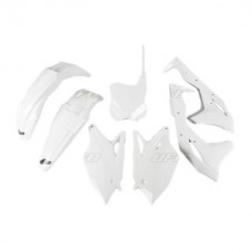 UFO Kawasaki KX250F 17-20 White Plastics Kit 