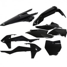 UFO KTM SX/SXF 16-18 Black Plastics Kit 