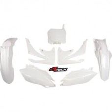 Rtech Honda CRF250R 11-13 450R 11-12 White Plastics Kit - Racetech