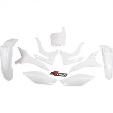 Rtech Honda CRF250R 14-17 450R 13-16 White Plastics Kit - Racetech