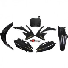 Rtech Honda CRF250R 2010 450R 09-10 Black Plastics Kit - Racetech