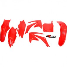 Rtech Honda CRF250R 10 450R 09-10 CR Red Plastics Kit - Racetech