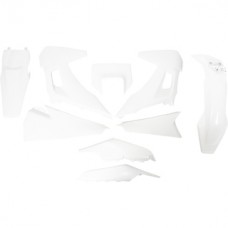 Rtech Husqvarna TE/FE 20-21 White Enduro Plastics Kit - Racetech