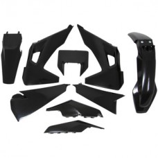 Rtech Husqvarna TE/FE 20-21 Black Enduro Plastics Kit - Racetech