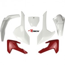 Racetech Husqvarna TC/TX/FC/FX 16-18 Red/White Plastics Kit 