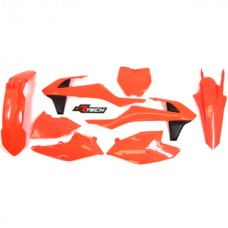 Racetech KTM SX/SXF 16-18 Neon Orange Plastics Kit 