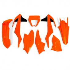 Racetech KTM EXC/EXC-F 17-19 Neon Orange Enduro Plastics Kit 