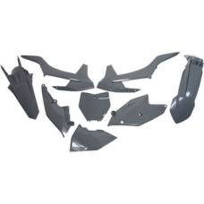 Rtech KTM EXC/EXCF 17-19 Quantum Grey Plastics Kit - Racetech