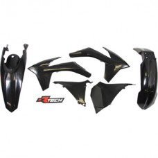 Racetech KTM 125-500EXC/EXC-F 12-13 Black Plastics Kit 