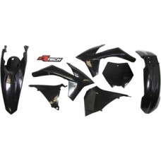 Racetech KTM 125-250SX 2011 Black Plastics Kit 