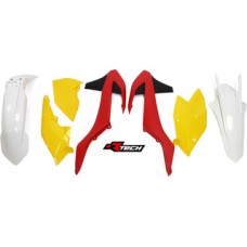 Racetech KTM EXC/EXC-F 17-19 Vintage Red/Yellow Plastics Kit 