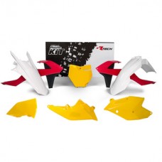 Racetech KTM SX/SXF 16-18 Vintage Red/Yellow Plastics Kit 