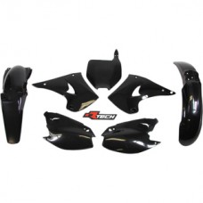 Rtech Kawasaki KX125-250 03-08 Black Plastics Kit - Racetech