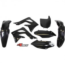 Rtech Kawasaki KX450F 2012 Black Plastics Kit - Racetech