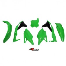 Racetech Kawasaki KX250F 13-16 Green Plastics Kit 