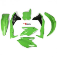 Racetech Kawasaki KX250F 17-20 Green Plastics Kit 