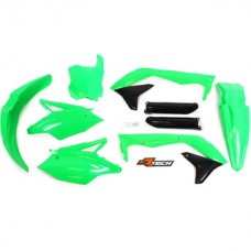 Racetech Kawasaki KX450F 16-18 Neon Green Plastics Kit 