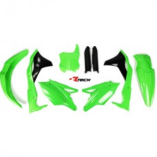 Racetech Kawasaki KX250F 17-20 Neon Green Plastics Kit 