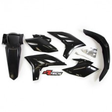 Racetech Yamaha WR450F 12-15 Black Plastics Kit 