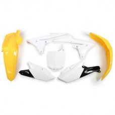 Racetech Yamaha YZ250F 19-23 YZ450F 18-22 Yellow/White Plastic Kit 