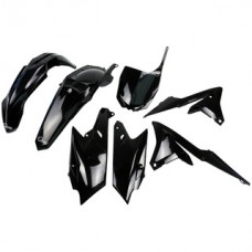 UFO Yamaha YZF250 14-18 YZF450 14-17 Black Plastics Kit 