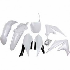 UFO Yamaha YZ250-450F 18-23 White Plastics Kit 