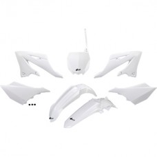 UFO Yamaha YZ125/250 22-23 White Plastics Kit 